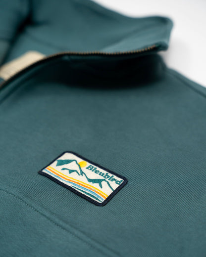 Bleubird Bracken Quarter Zip - Forest