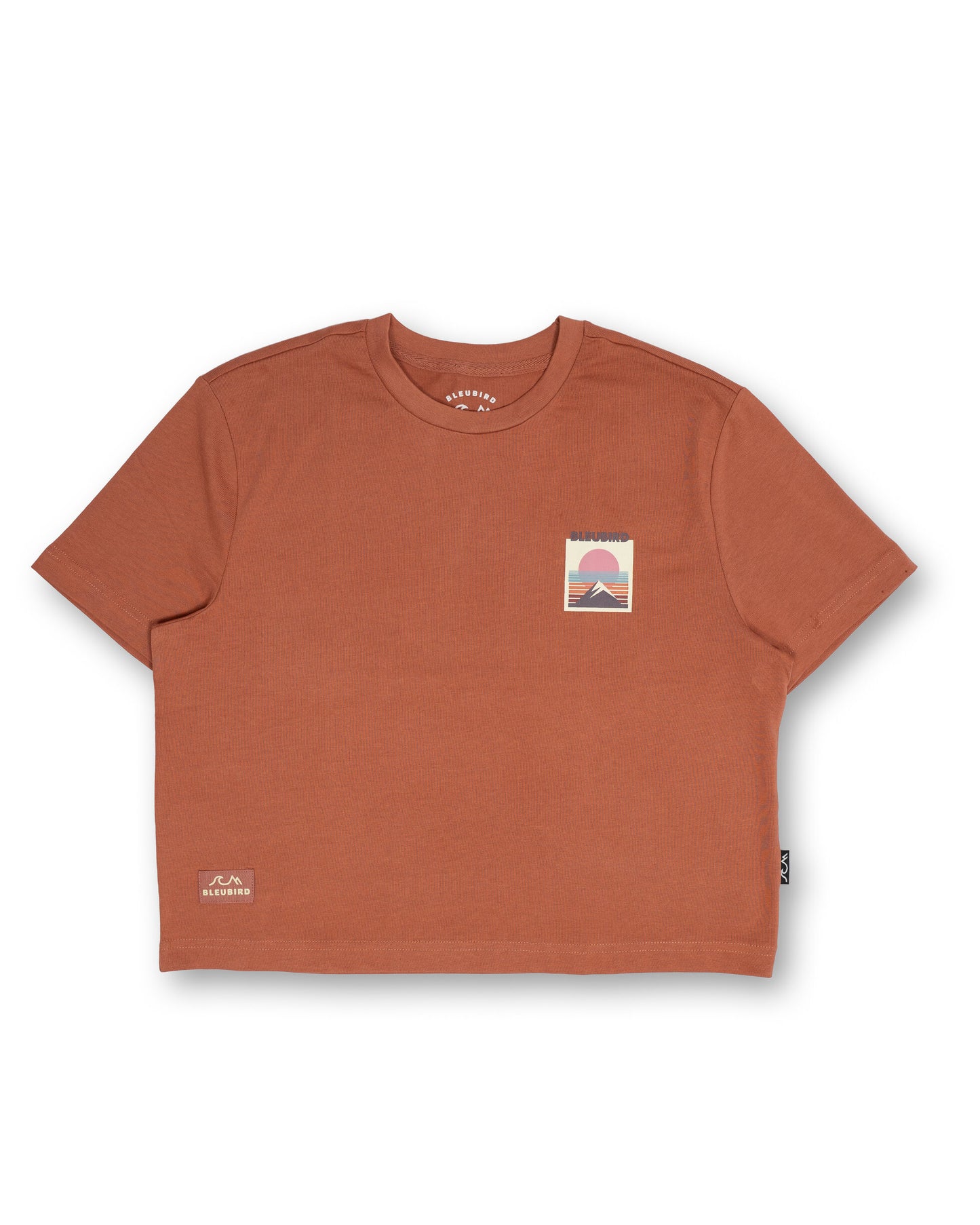 Bleubird Everline Cropped T-Shirt - Clay
