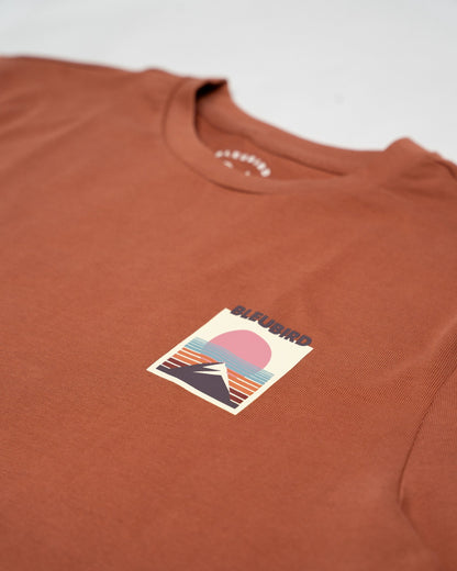 Bleubird Everline Cropped T-Shirt - Clay