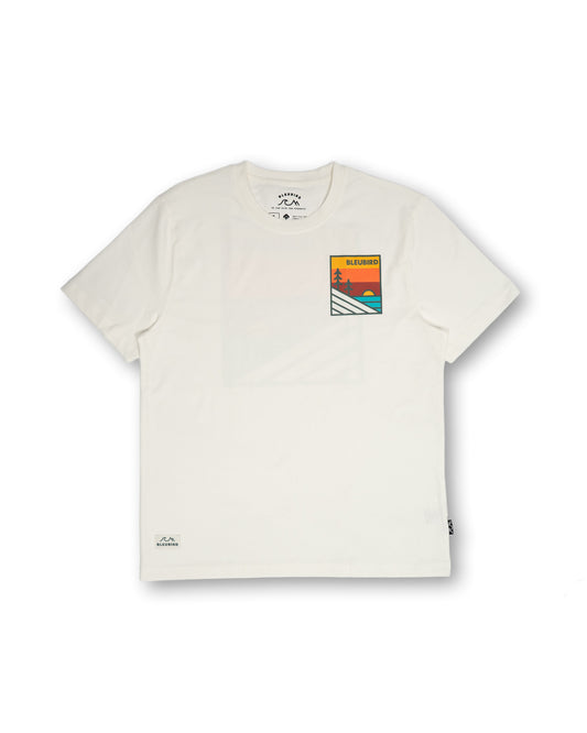 Bleubird Sundown Tee - White