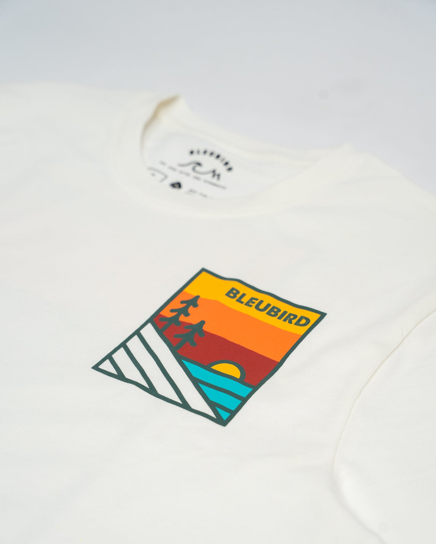 Bleubird Sundown Tee - White