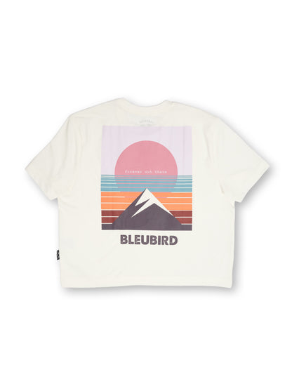Bleubird Everline Cropped T-Shirt - White