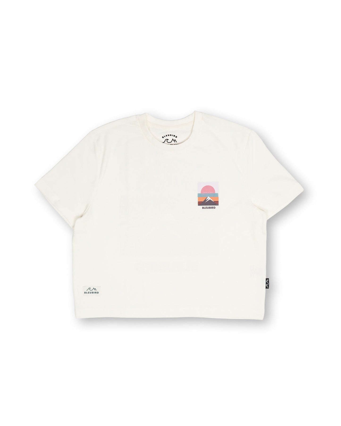 Bleubird Everline Cropped T-Shirt - White