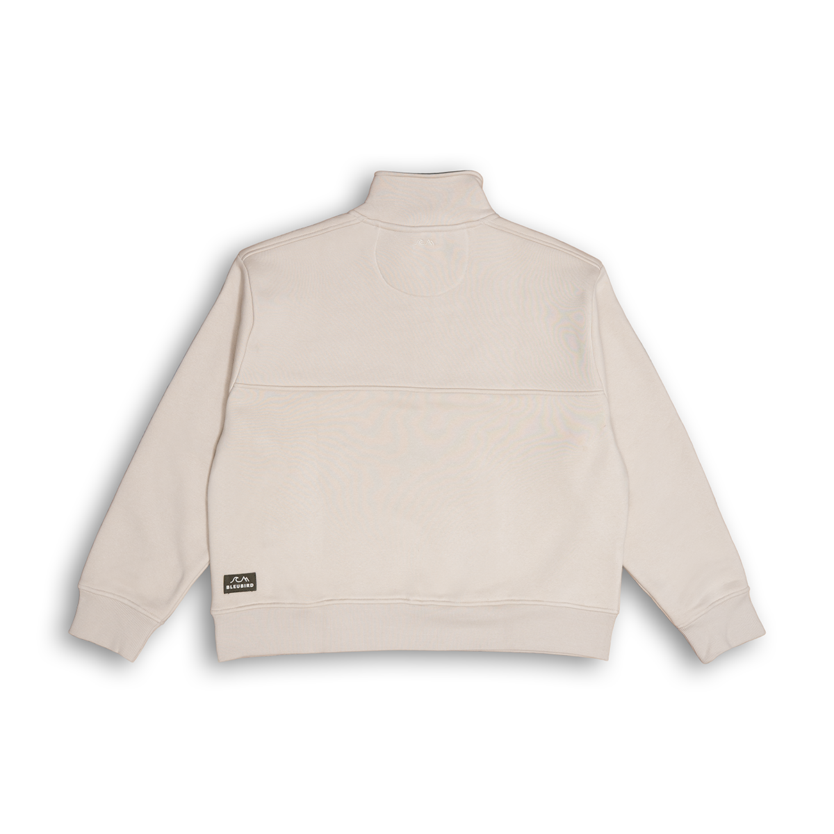Bleubird Cropped Bracken Quarter Zip -Sand