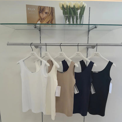 Deck Pia Vest Top - Cream