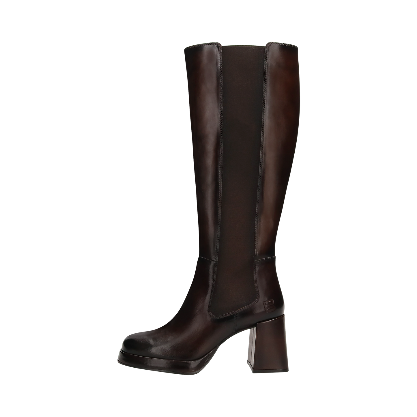 Bagatt Leather Evo Knee-High Boots - Dark Brown