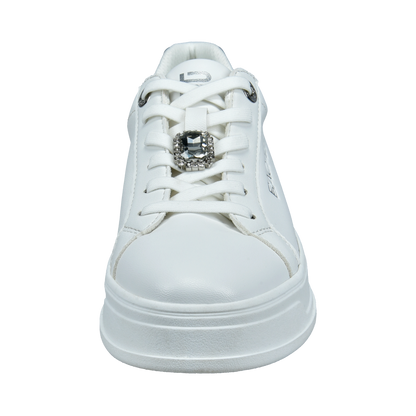 Bagatt Silver Heel Sneaker - White