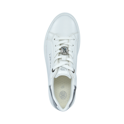 Bagatt Silver Heel Sneaker - White