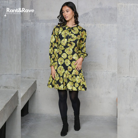 Rant & Rave Daina Dress - Lime Green