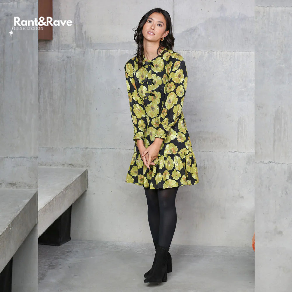 Rant & Rave Daina Dress - Lime Green