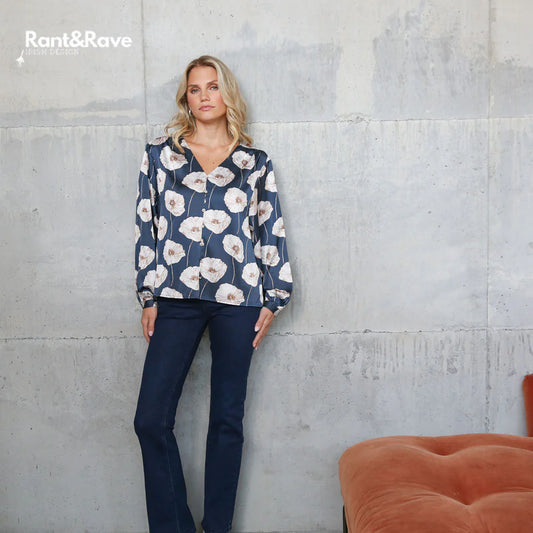 Rant and Rave Dana Top -Teal