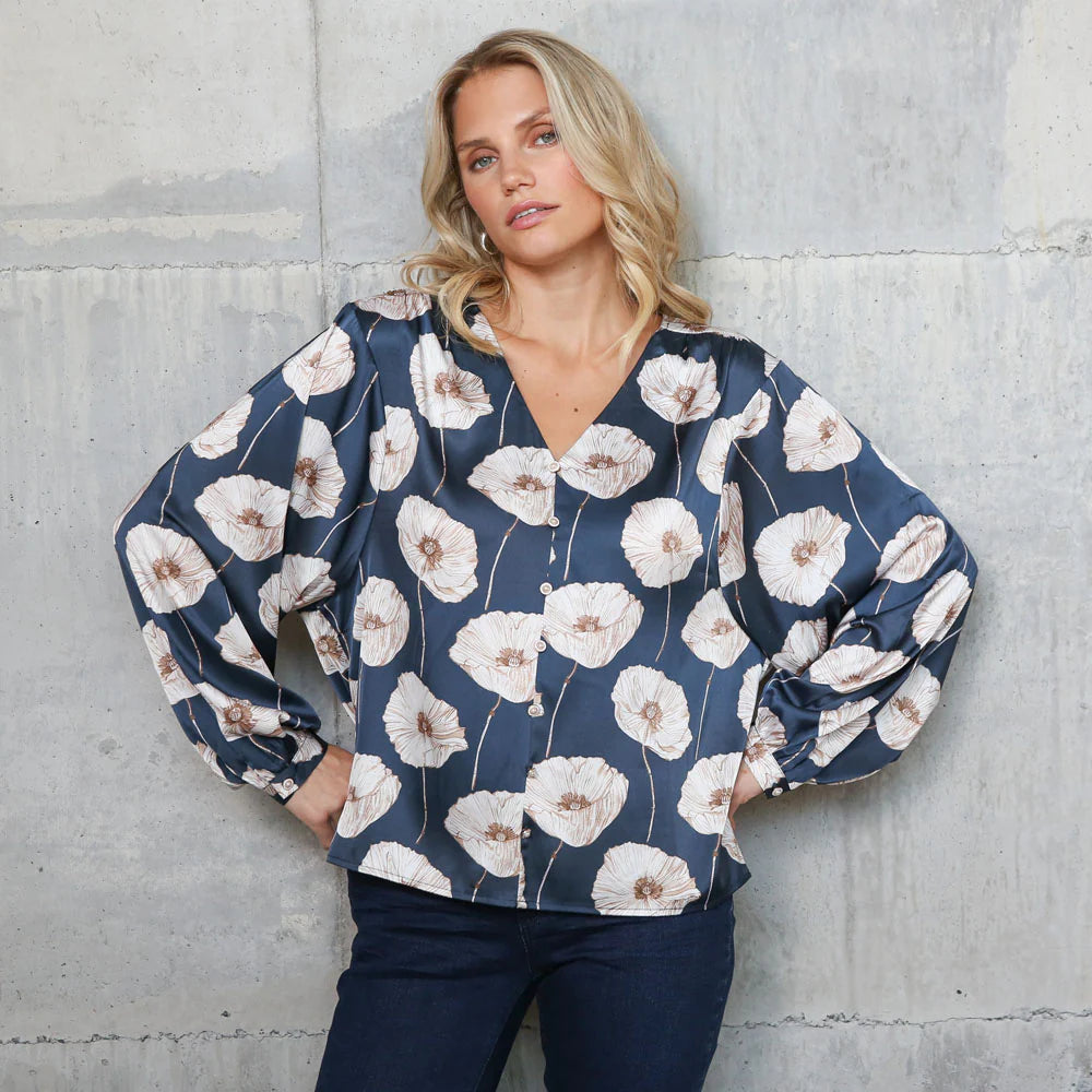 Rant and Rave Dana Top -Teal