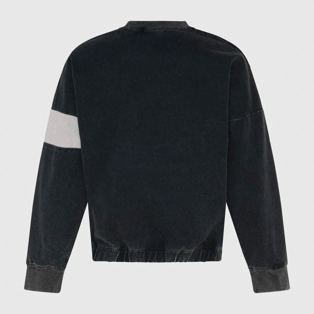 Umbro Washed Diamond Drill Sweat - Black