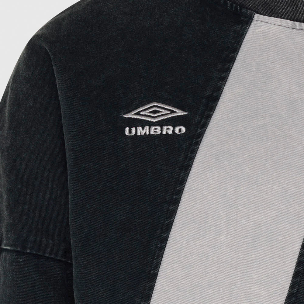 Umbro Washed Diamond Drill Sweat - Black