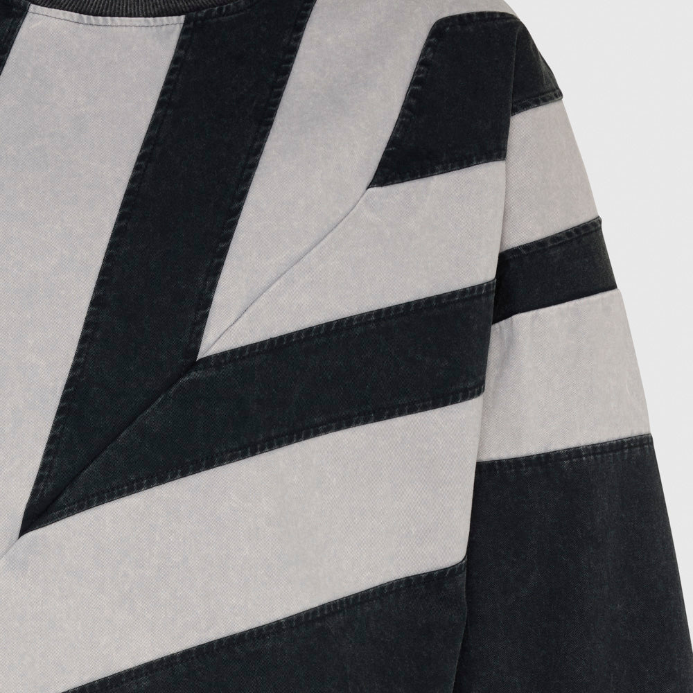 Umbro Washed Diamond Drill Sweat - Black