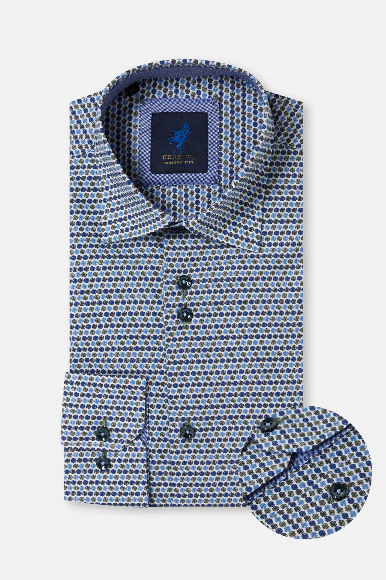 Benetti David Modern Fit Shirt - Sage