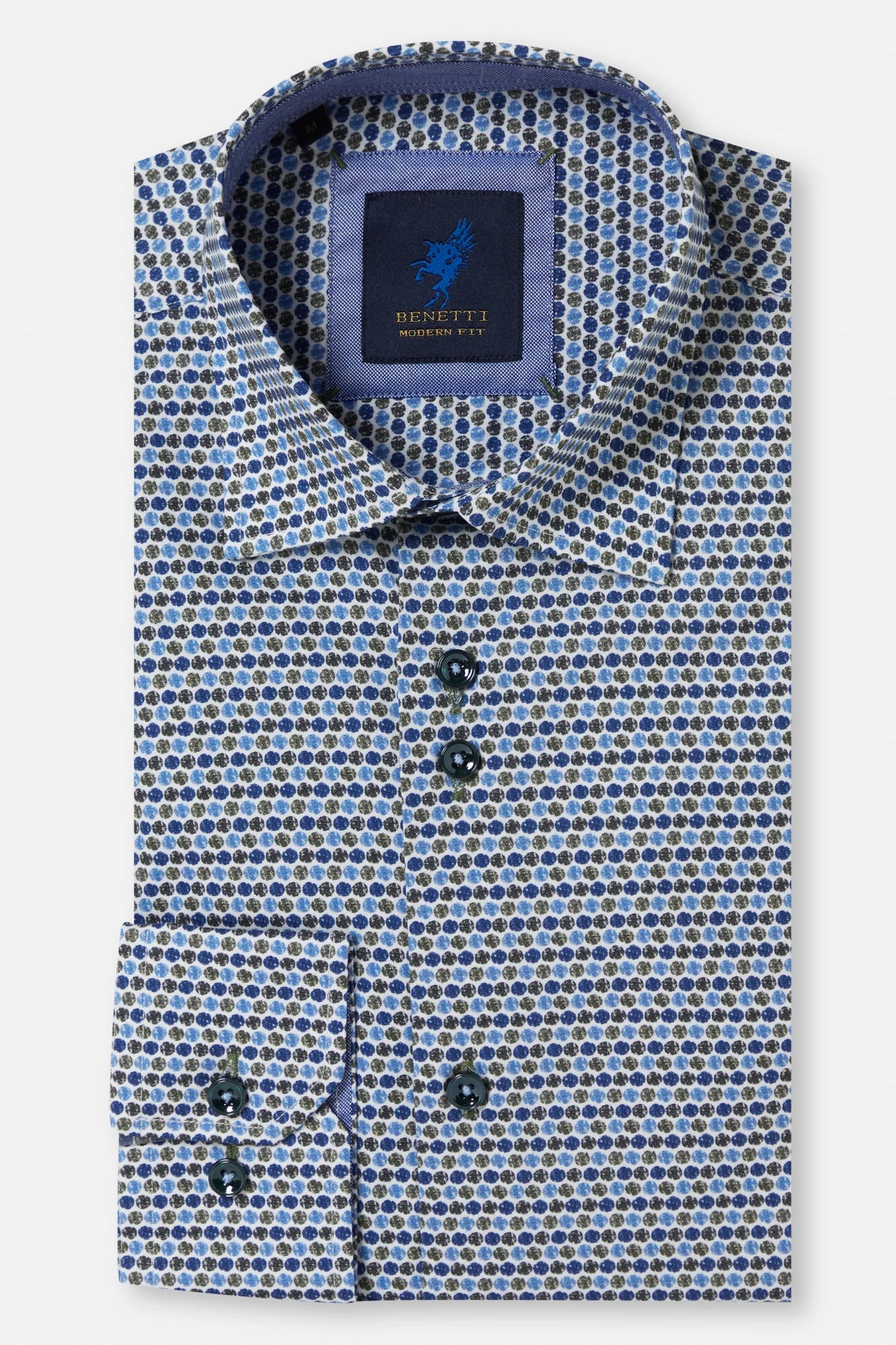 Benetti David Modern Fit Shirt - Sage