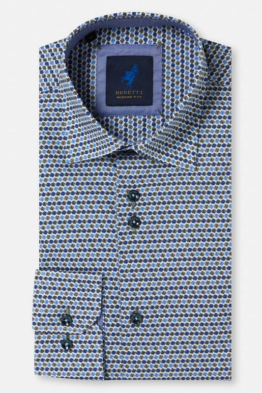 Benetti David Modern Fit Shirt - Sage