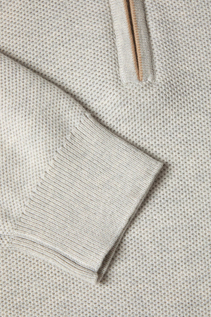 Benetti Dawson 1/4 Zip Jumper - Stone