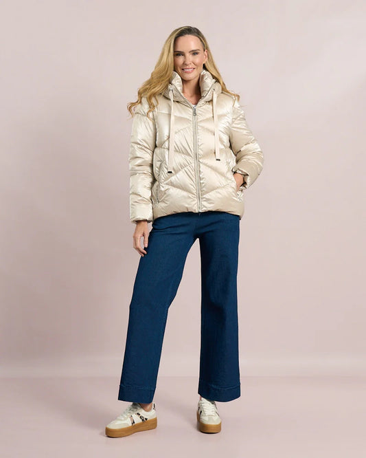 Deck Puffer Jacket - Champagne