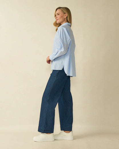 Deck Stripe Shirt - Blue