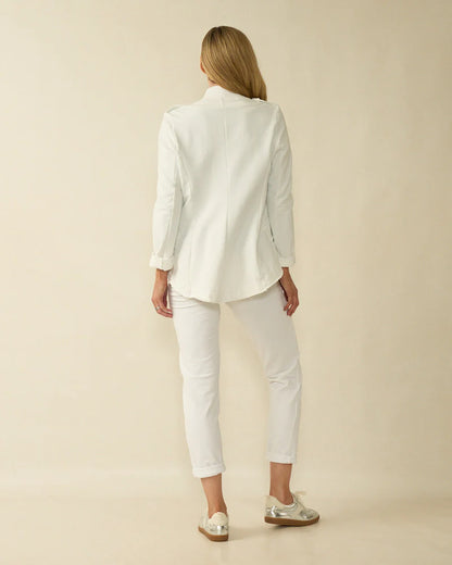 Deck Jersey Jogger - White