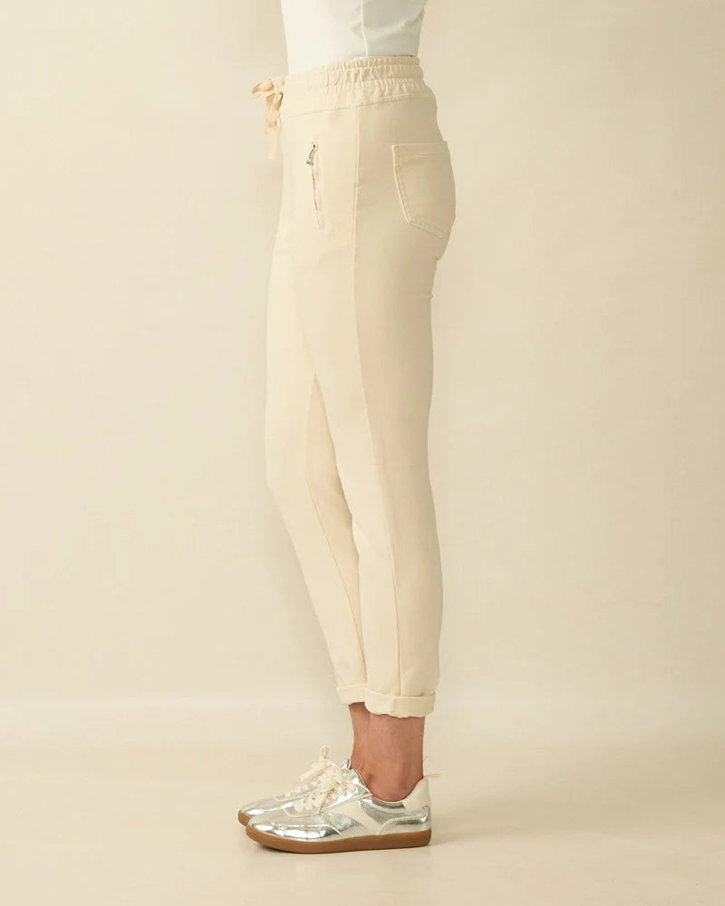 Deck Jersey Jogger - Cream