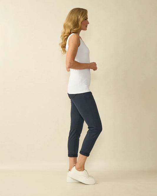 Deck Pia Vest Top - White