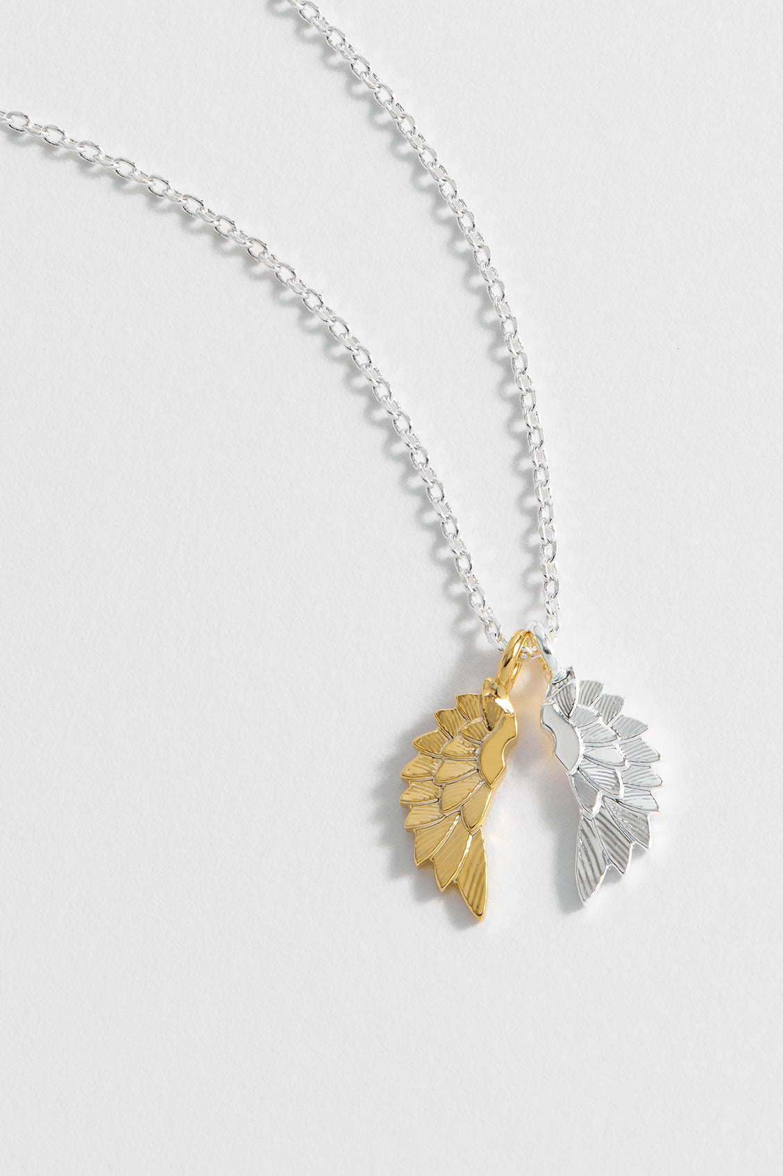 Estella Bartlett Wing Necklace - Silver & Gold Plated
