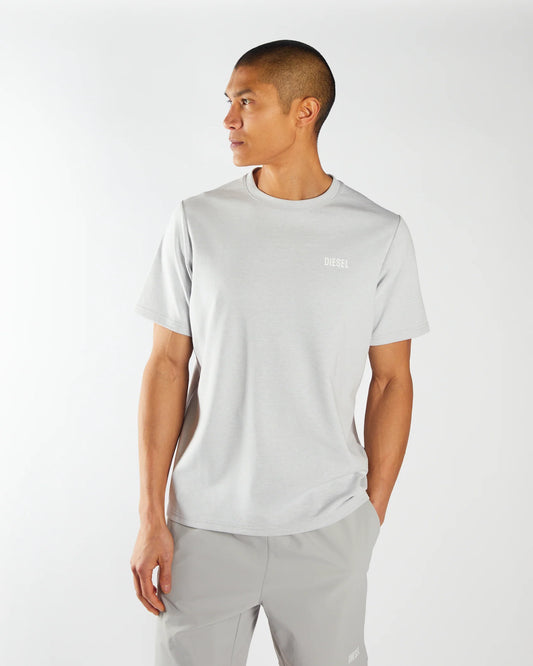 Diesel East Tee- Distant Grey
