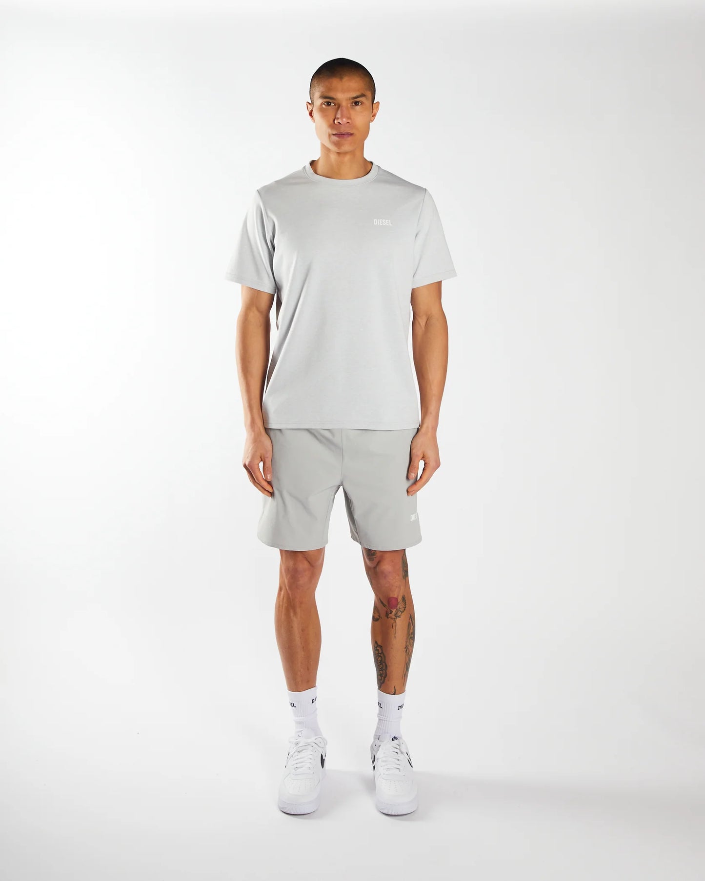 Diesel East Tee- Distant Grey