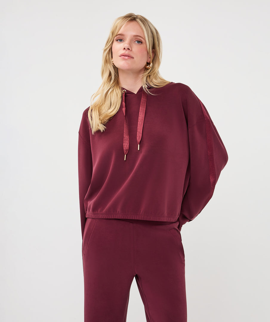 Esqualo E-Monogram Modal Sweater - Merlot