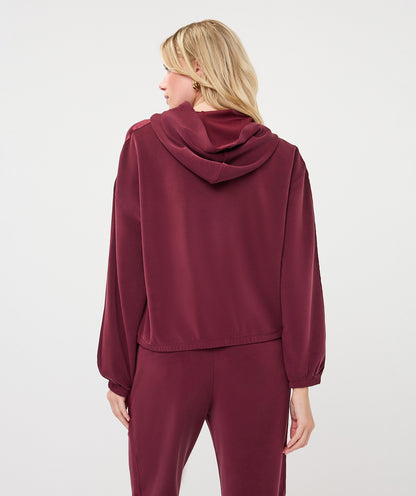 Esqualo E-Monogram Modal Sweater - Merlot