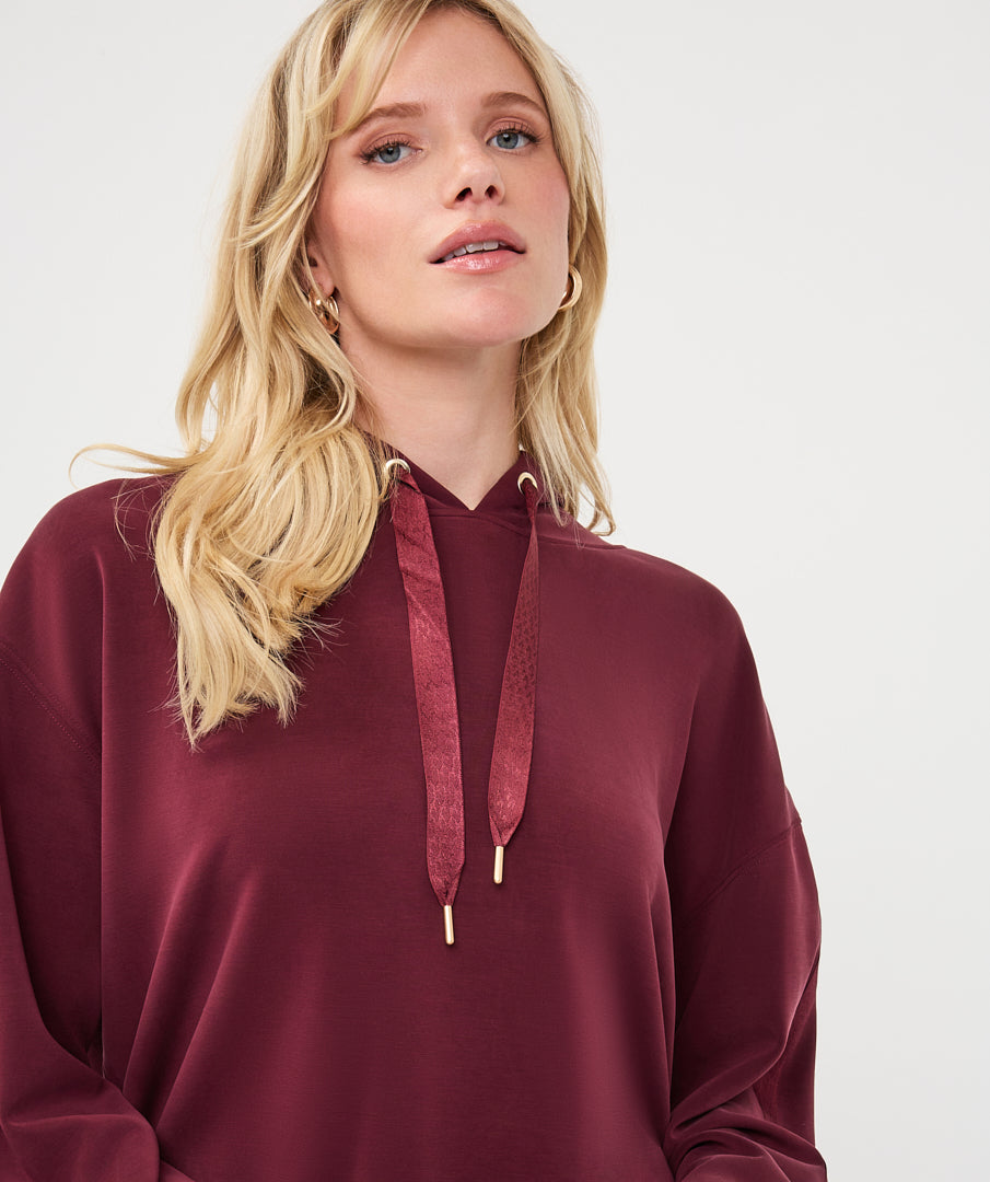 Esqualo E-Monogram Modal Sweater - Merlot