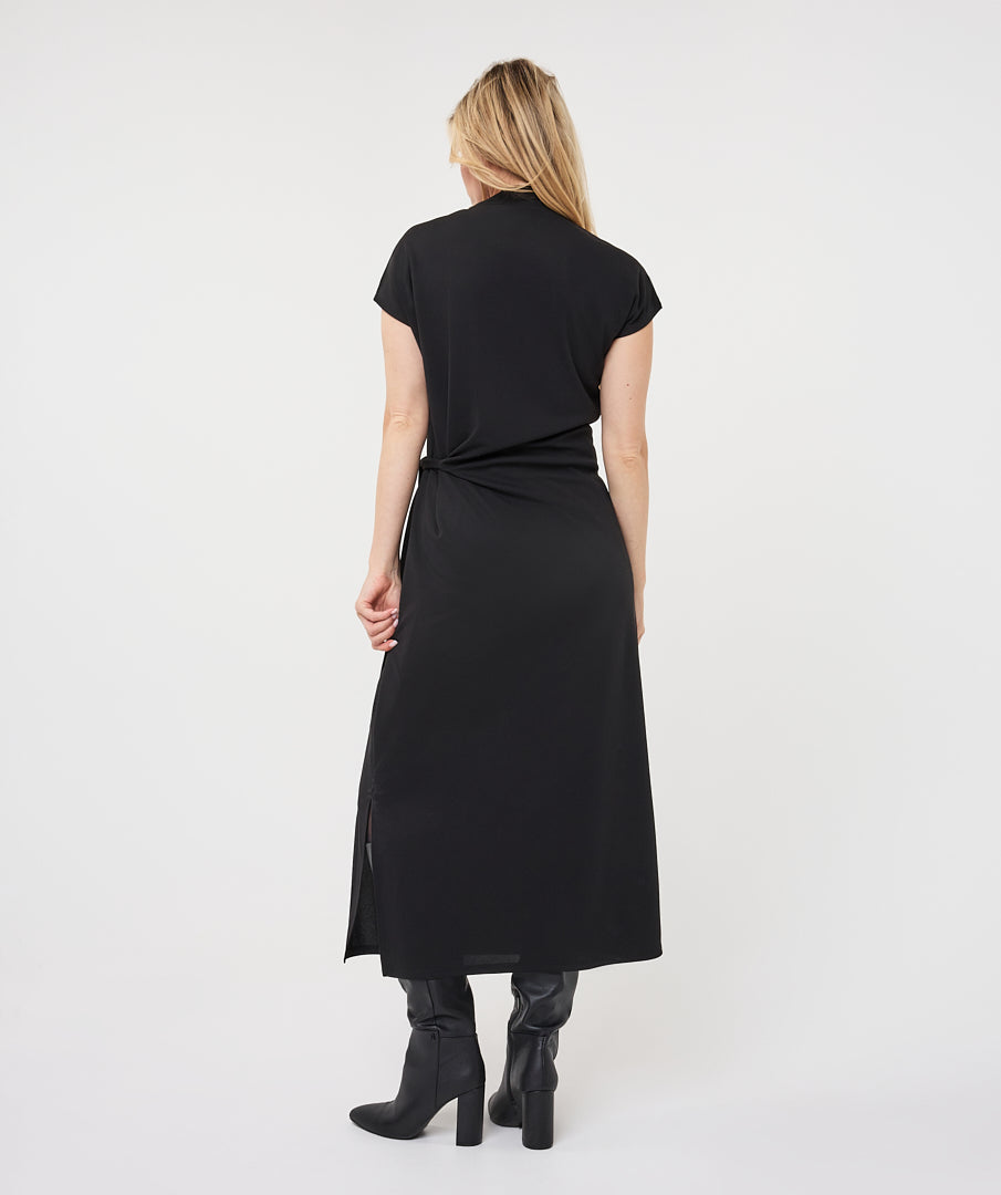 Esqualo Waist Detail Dress - Black