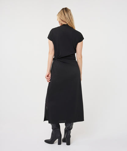 Esqualo Waist Detail Dress - Black
