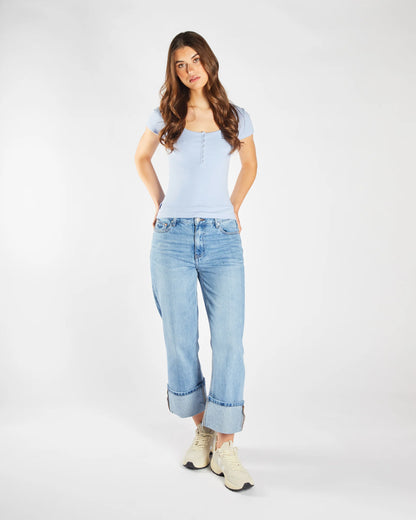 Diesel Fable Tee - Pale Periwinkle
