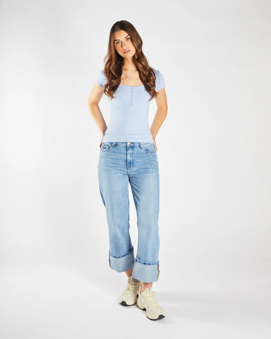 Diesel Fable Tee - Pale Periwinkle