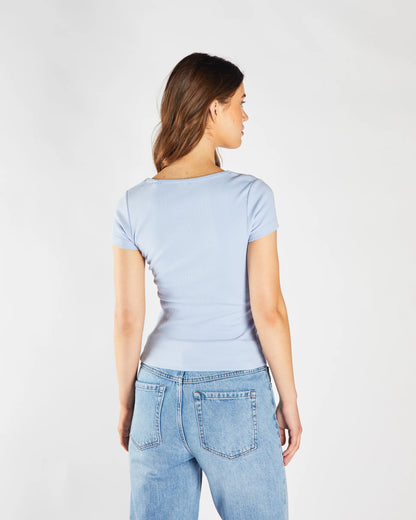 Diesel Fable Tee - Pale Periwinkle