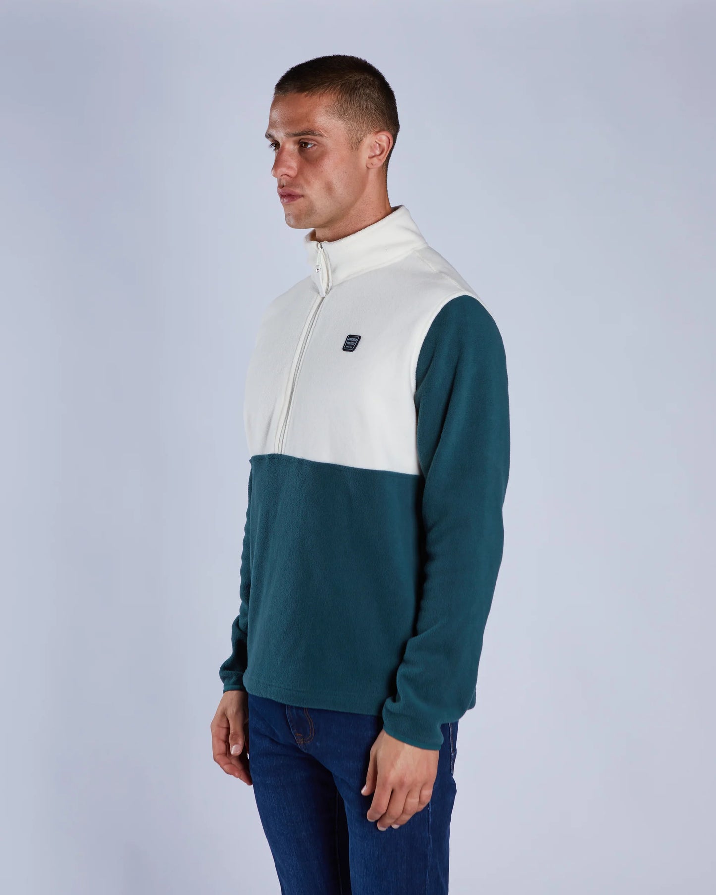 Diesel Fallon Half Zip - College Green
