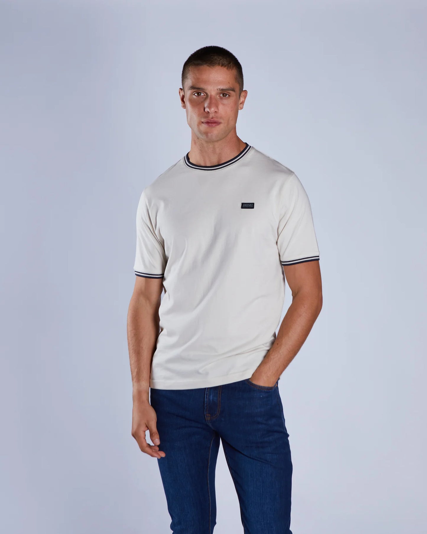 Diesel Faro Tee - Sable Stone