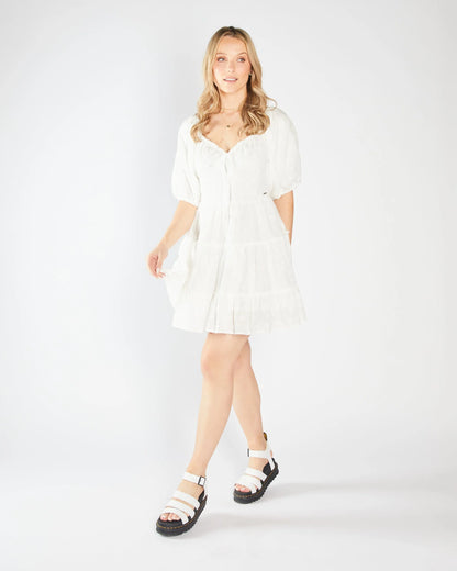 Diesel Favette Dress - Dove White