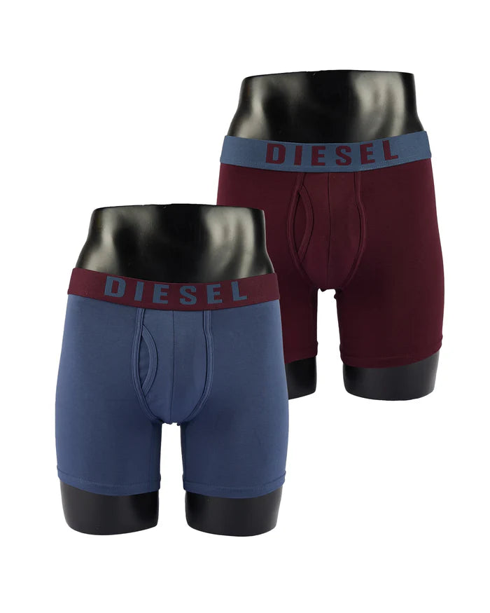 Diesel Quinlin Boxers - Wine Port/Indigo Navy