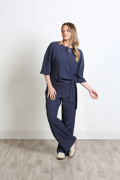 Rant & Rave Freya Textured Co-Ord - Sea Storm