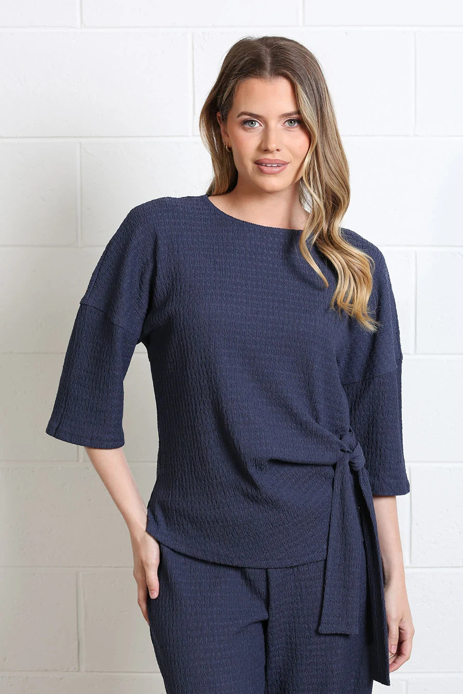 Rant & Rave Freya Textured Co-Ord - Sea Storm