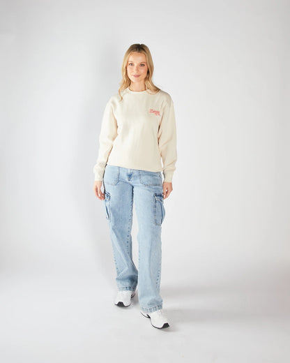 Diesel Fuji Sweatshirt- Stone White