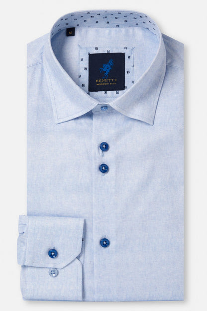 Benetti Modern Fit Felix Shirt - Sky