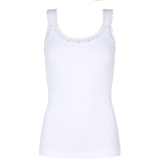 Tim & Simonsen Frida Rib Top - Bianco