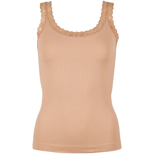 Tim & Simonsen Frida Rib Top - Nudo