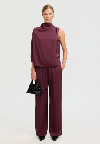 Selected Flaurina One Shoulder Cowl - Fig